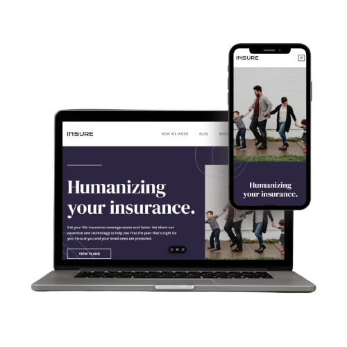 Capture d'écran du projet Landing page.