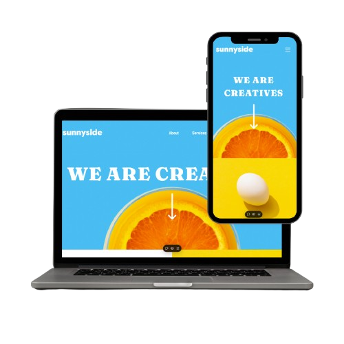 Capture d'écran du projet Landing Page.